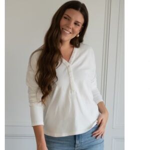 Neuflora Kamila Top - Size S White Long Sleeve